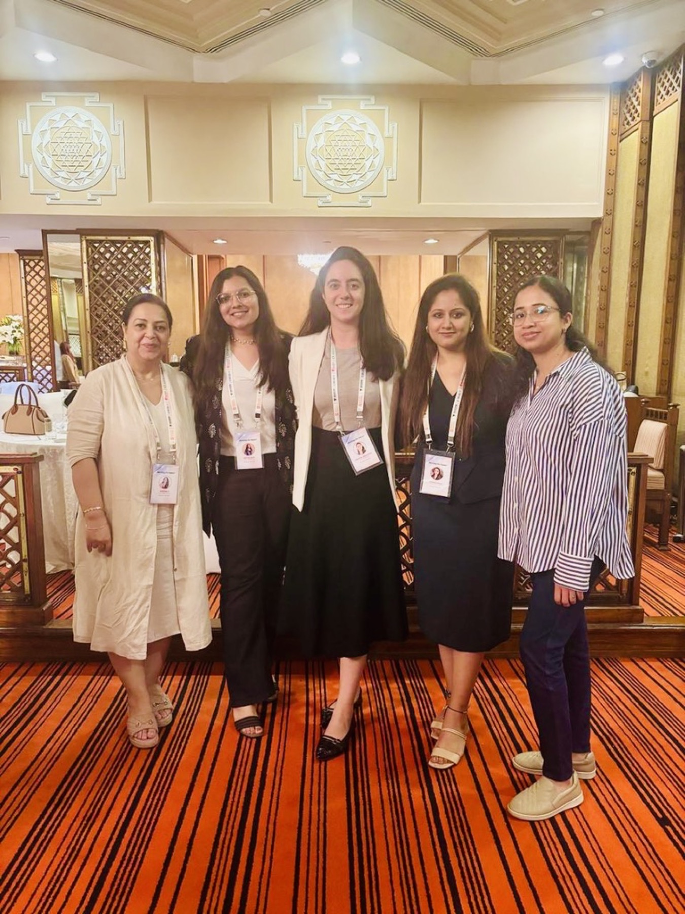 Dr. Chetna Sabharwal with international conference peers