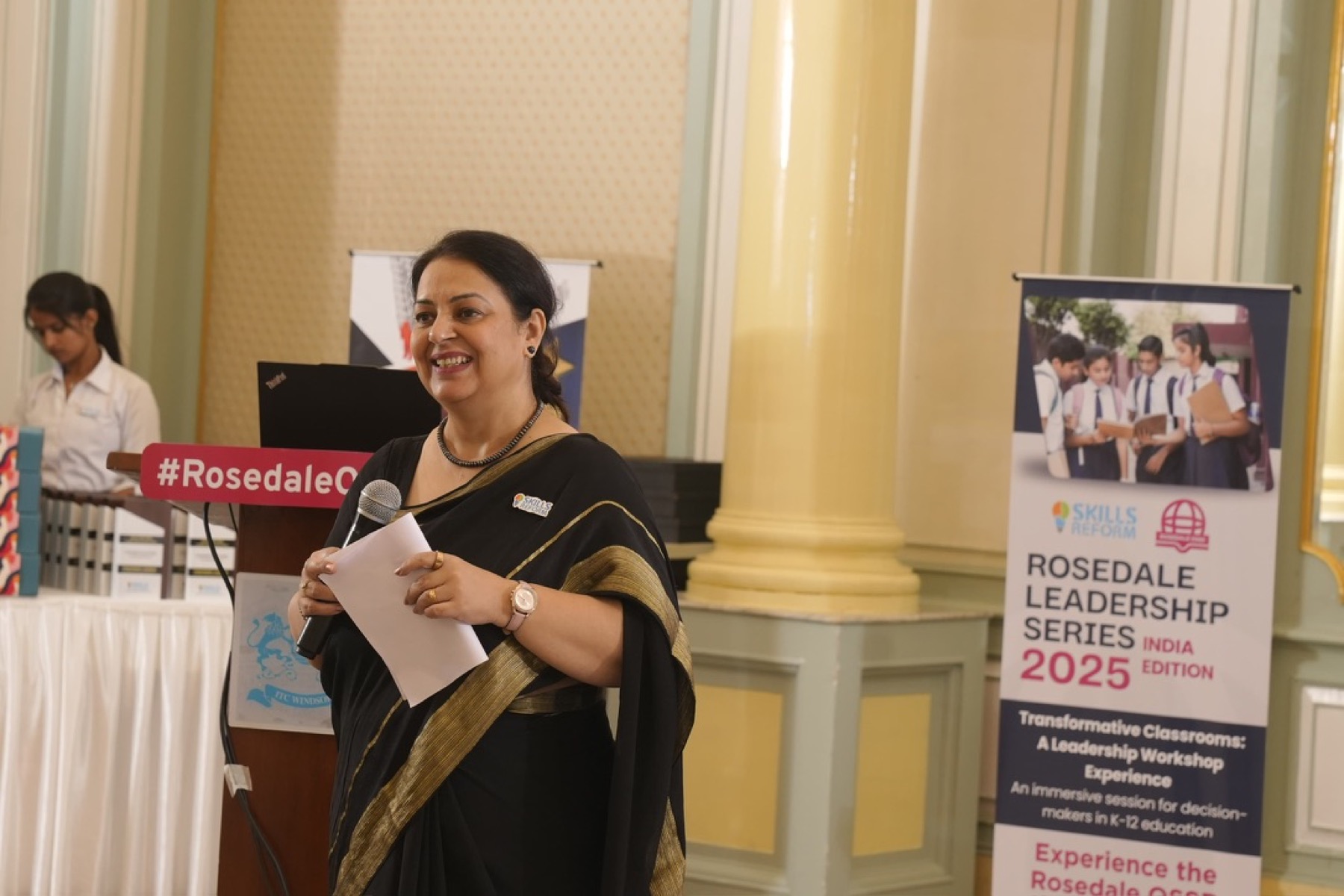 Dr. Chetna Sabharwal at the Rosedale Leadership Series